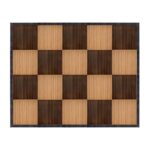 Marquee Dance Floors 16' x 20' Portable Dance Floor, Chestnut and Fruitwood with Black Frame
