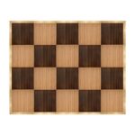 Marquee Dance Floors 16' x 20' Portable Dance Floor, Chestnut and Fruitwood with Classic Gold Frame