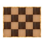 Marquee Dance Floors 16' x 20' Portable Dance Floor, Chestnut and Fruitwood with Gold Frame