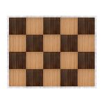 Marquee Dance Floors 16' x 20' Portable Dance Floor, Chestnut and Fruitwood with Silver Frame