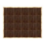 Marquee Dance Floors 16' x 20' Portable Dance Floor, Fruitwood with Classic Gold Frame