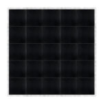 Marquee Dance Floors 20' x 20' Portable Dance Floor, Black with Silver Frame