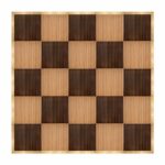 Marquee Dance Floors 20' x 20' Portable Dance Floor, Chestnut and Fruitwood with Classic Gold Frame