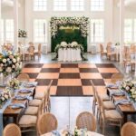 Marquee Dance Floors 20' x 20' Portable Dance Floor, Chestnut and Fruitwood with Black Frame - Image 15