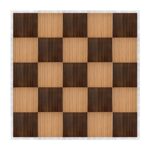 Marquee Dance Floors 20' x 20' Portable Dance Floor, Chestnut and Fruitwood with Silver Frame