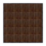 Marquee Dance Floors 20' x 20' Portable Dance Floor, Fruitwood with Black Frame