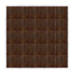 Marquee Dance Floors 20' x 20' Portable Dance Floor, Fruitwood with Silver Frame