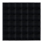 Marquee Dance Floors 24' x 24' Portable Dance Floor, Black with Black Frame