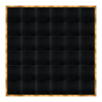 Marquee Dance Floors 24' x 24' Portable Dance Floor, Black with Gold Frame