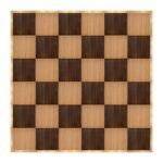 Marquee Dance Floors 24' x 24' Portable Dance Floor, Chestnut and Fruitwood with Classic Gold Frame