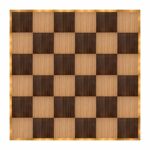 Marquee Dance Floors 24' x 24' Portable Dance Floor, Chestnut and Fruitwood with Gold Frame