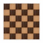 Marquee Dance Floors 24' x 24' Portable Dance Floor, Chestnut and Fruitwood with Silver Frame