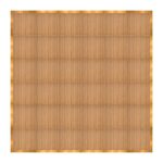Marquee Dance Floors 24' x 24' Portable Dance Floor, Chestnut with Gold Frame