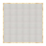 Marquee Dance Floors 24' x 24' Portable Dance Floor, White with Classic Gold Frame