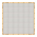 Marquee Dance Floors 24' x 24' Portable Dance Floor, White with Gold Frame
