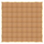 Marquee Dance Floors 32' x 32' Portable Dance Floor, Chestnut with Classic Gold Frame