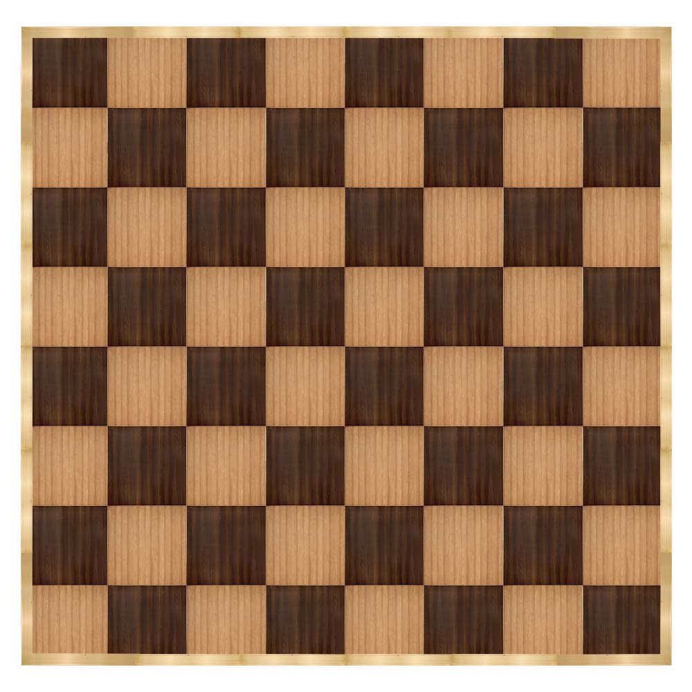 df-32x32-chtfrtcg-kt.jpg Marquee Dance Floors 32' x 32' Portable Dance Floor, Chestnut and Fruitwood with Classic Gold Frame - Image 1