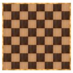 Marquee Dance Floors 32' x 32' Portable Dance Floor, Chestnut and Fruitwood with Gold Frame