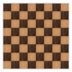 Marquee Dance Floors 32' x 32' Portable Dance Floor, Chestnut and Fruitwood with Silver Frame