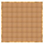 Marquee Dance Floors 32' x 32' Portable Dance Floor, Chestnut with Gold Frame