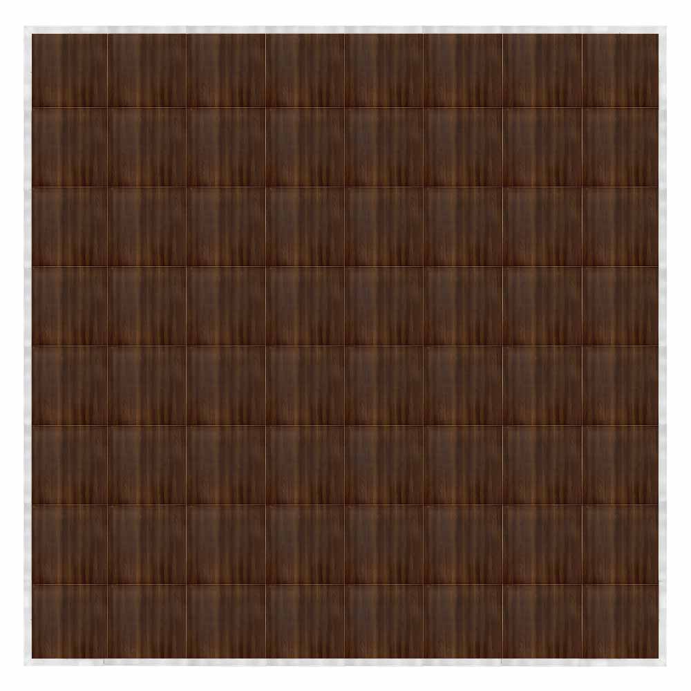 df-32x32-frts-kt.jpg Marquee Dance Floors 32' x 32' Portable Dance Floor, Fruitwood with Silver Frame - Image 1