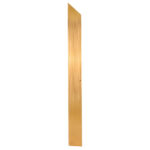 Marquee Dance Floors Left Corner Edge Rail, Female Camlock, Gold - Image 2