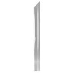 Marquee Dance Floors Left Corner Edge Rail, Female Camlock, Silver - Image 3