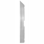 Marquee Dance Floors Left Corner Edge Rail, Male Camlock, Silver - Image 2