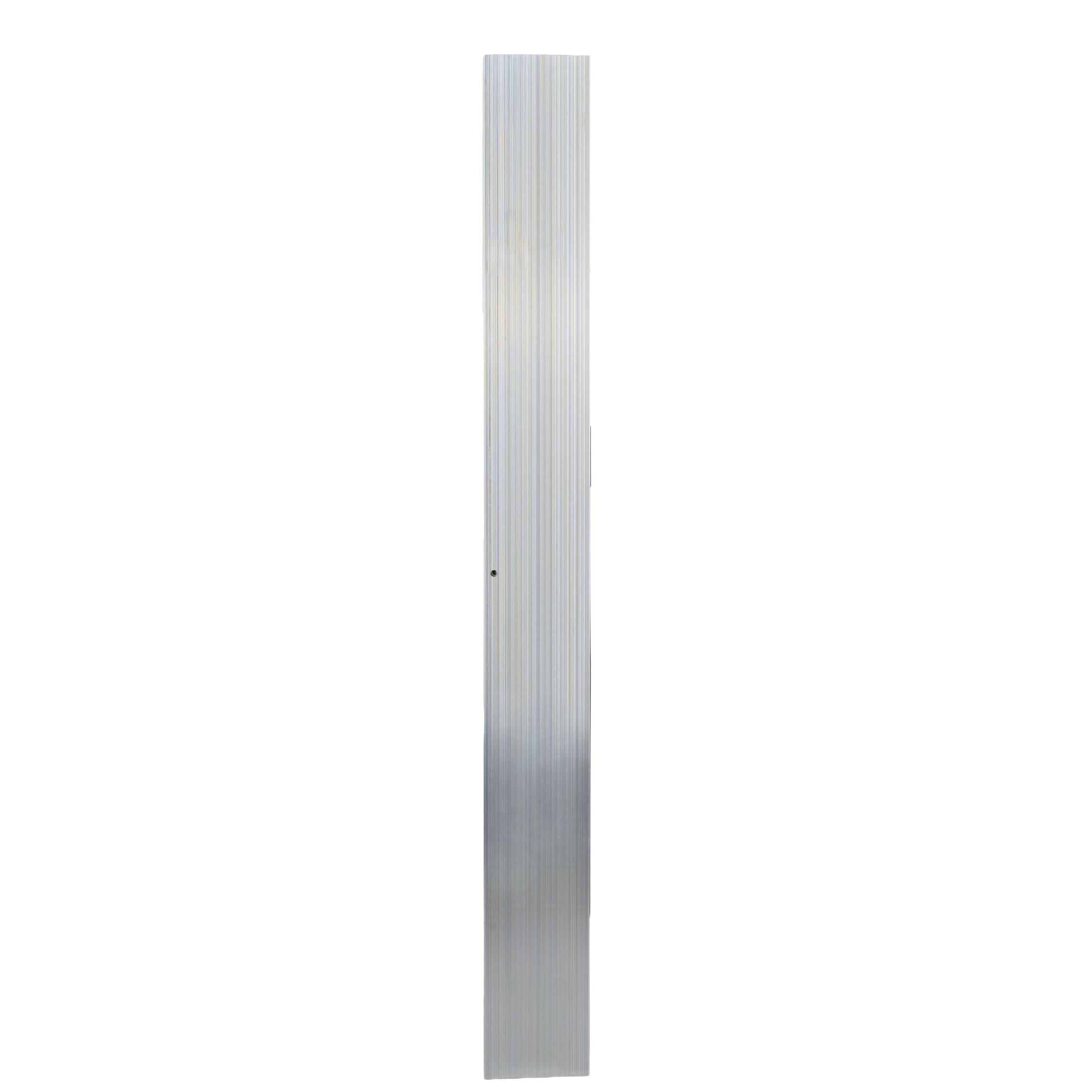 df-rl-nc-slvf-ax_01.jpg Marquee Dance Floors Straight Edge Edge Rail, Female Camlock, Silver - Image 1