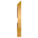 Marquee Dance Floors Right Corner Edge Rail, Male Camlock, Gold - Image 2