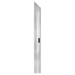 Marquee Dance Floors Right Corner Edge Rail, Female Camlock, Silver - Image 3