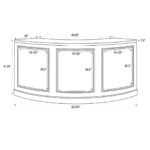Grand Royale Bars Mimosa Modular Bar System, Framed-Panel, Black - Image 13