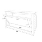 Grand Royale Bars 84" Folding Bar, Black - Image 8