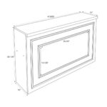 Stage Façade 48" Sage Green Portable Stage Skirt Panel with Front Overhang - Image 13