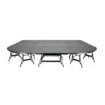 Titan Stages 12' x 12' Round-Corner Modular Stage Platform - Image 2