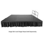 Titan Stages 12' x 12' Square-Corner Modular Stage Platform - Image 4