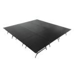 Titan Stages 12' x 12' Square-Corner Modular Stage Platform