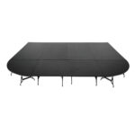 Titan Stages 12' x 16' Round-Corner Modular Stage Platform - Image 3