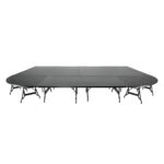 Titan Stages 12' x 16' Round-Corner Modular Stage Platform - Image 2