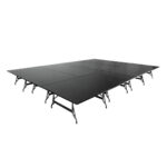 Titan Stages 12' x 16' Square-Corner Modular Stage Platform