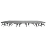Titan Stages 12' x 20' Round-Corner Modular Stage Platform - Image 2