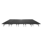 Titan Stages 12' x 20' Square-Corner Modular Stage Platform