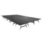 Titan Stages 12' x 20' Square-Corner Modular Stage Platform - Image 3