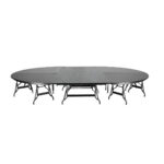Titan Stages 8' x 12' Round-Corner Ceremony Stage Platform - Image 2
