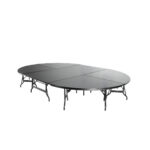 Titan Stages 8' x 12' Round-Corner Ceremony Stage Platform