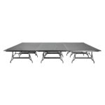 Titan Stages 8' x 12' Square-Corner Modular Stage Platform - Image 2