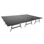 Titan Stages 8' x 12' Square-Corner Modular Stage Platform - Image 4