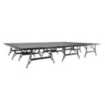 Titan Stages 8' x 12' Square-Corner Modular Stage Platform - Image 5