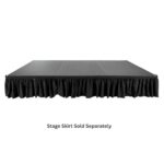 Titan Stages 8' x 12' Square-Corner Modular Stage Platform - Image 7