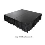 Titan Stages 8' x 8' Square-Corner Modular Stage Platform - Image 8